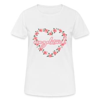 Einzelstück Schwarzwald Bayern Dirndl Heimat Girl - Frauen T-Shirt atmungsaktiv - Weiß - Vorne - AI Model Female 172 dark (172cm)