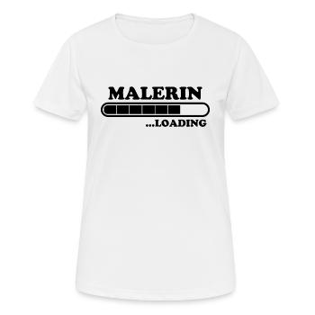 Malerin Spruch Malermeister Beruf Malerin Geschenk - Frauen T-Shirt atmungsaktiv - Weiß - Vorne - AI Model Female 172 dark (172cm)