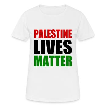 palestine lives matter - T-shirt respirant Femme - blanc - Devant - AI Model Female 172 dark (172cm)