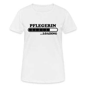 Pflegerin Spruch Pflegekraft Pflegerin Geschenk - Frauen T-Shirt atmungsaktiv - Weiß - Vorne - AI Model Female 172 dark (172cm)