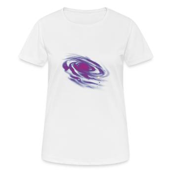 Stellar cosmos of gamers - Women's Breathable T-Shirt - white - Front - AI Model Female 172 dark (172cm)