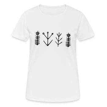 Plant - Women's Breathable T-Shirt - white - Front - AI Model Female 172 dark (172cm)