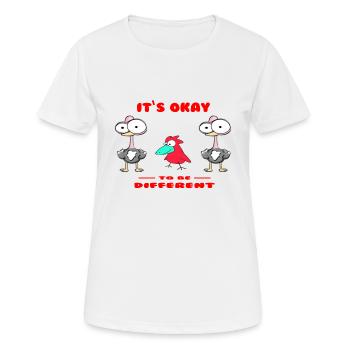 Vogel Vögel Cartoon - Frauen T-Shirt atmungsaktiv - Weiß - Vorne - AI Model Female 172 dark (172cm)