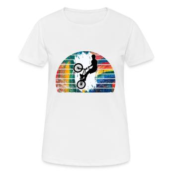 Bmx - T-shirt respirant Femme - blanc - Devant - AI Model Female 172 dark (172cm)