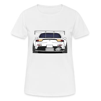 rx7rear white - Women's Breathable T-Shirt - white - Front - AI Model Female 172 dark (172cm)