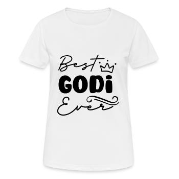 Wöd Godi beste Godi Taufpatin Österreich Taufe - Frauen T-Shirt atmungsaktiv - Weiß - Vorne - AI Model Female 172 dark (172cm)