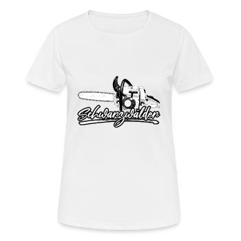 Schwarzwälder Heimat Bollenhut Kuckuck - Frauen T-Shirt atmungsaktiv - Weiß - Vorne - AI Model Female 172 dark (172cm)