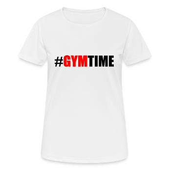 Gym - T-shirt respirant Femme - blanc - Devant - AI Model Female 172 dark (172cm)