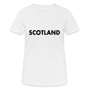 Schottland - Frauen T-Shirt atmungsaktiv - Weiß - Vorne - AI Model Female 172 dark (172cm)