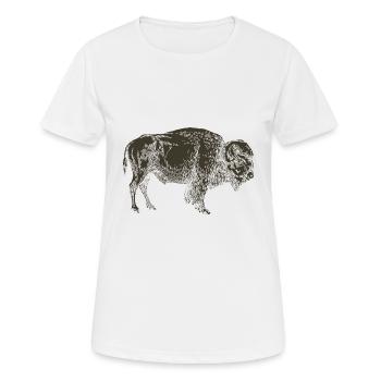 Wildtiere - Frauen T-Shirt atmungsaktiv - Weiß - Vorne - AI Model Female 172 dark (172cm)