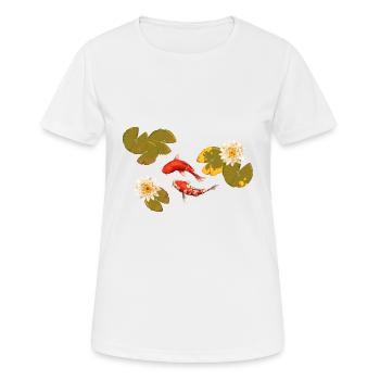 Meerestiere - Frauen T-Shirt atmungsaktiv - Weiß - Vorne - AI Model Female 172 dark (172cm)