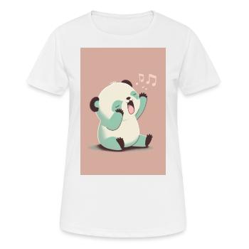 Baby panda - Women's Breathable T-Shirt - white - Front - AI Model Female 172 dark (172cm)