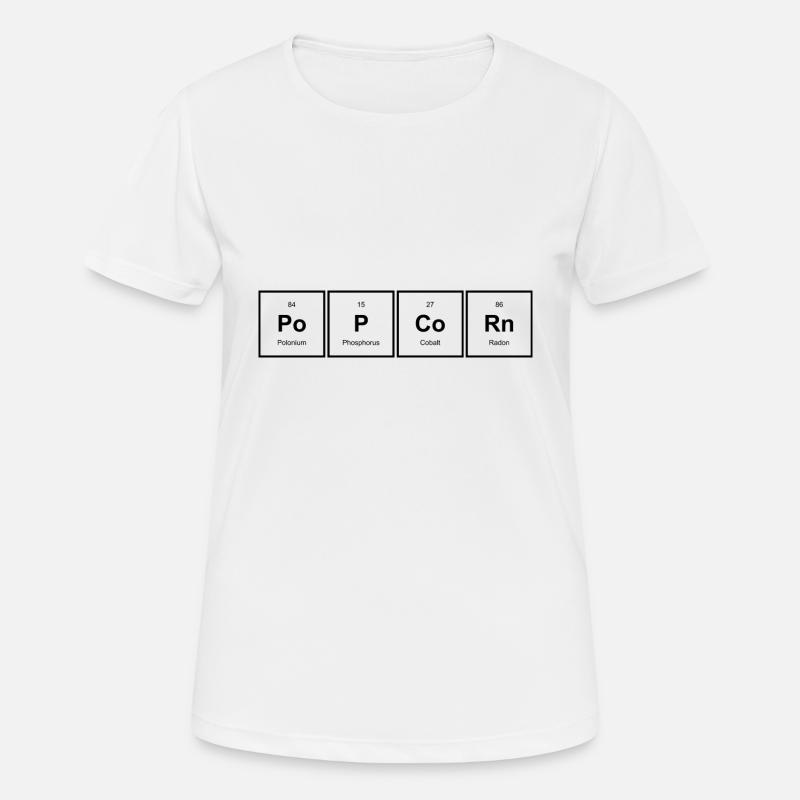Popcorn - Women's Breathable T-Shirt - white