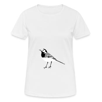 Bachstelze - T-shirt respirant Femme - blanc - Devant - AI Model Female 172 dark (172cm)