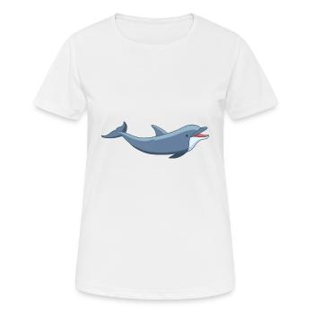 Meerestiere - Frauen T-Shirt atmungsaktiv - Weiß - Vorne - AI Model Female 172 dark (172cm)