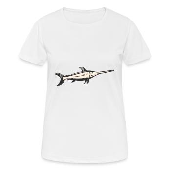 Meerestiere - Frauen T-Shirt atmungsaktiv - Weiß - Vorne - AI Model Female 172 dark (172cm)