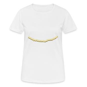 Fahrrad - Frauen T-Shirt atmungsaktiv - Weiß - Vorne - AI Model Female 172 dark (172cm)