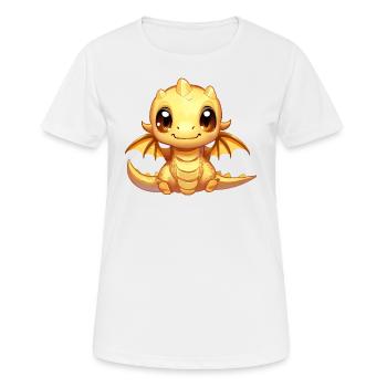 Dragon Fantasy Art - Women's Breathable T-Shirt - white - Front - AI Model Female 172 dark (172cm)