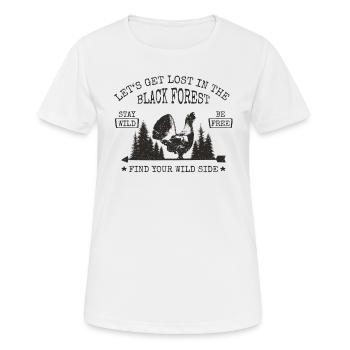 Lets get lost - Women's Breathable T-Shirt - white - Front - AI Model Female 172 dark (172cm)