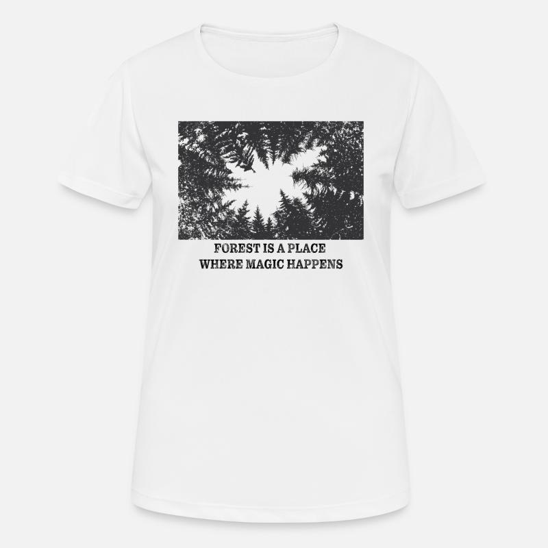 Magic Forest - Women's Breathable T-Shirt - white