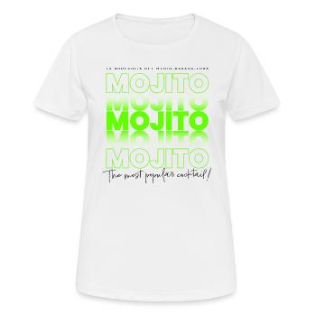 Mojito - Der beliebteste Cocktail! -Putting-Grün - Frauen T-Shirt atmungsaktiv - Weiß - Vorne - AI Model Female 172 dark (172cm)