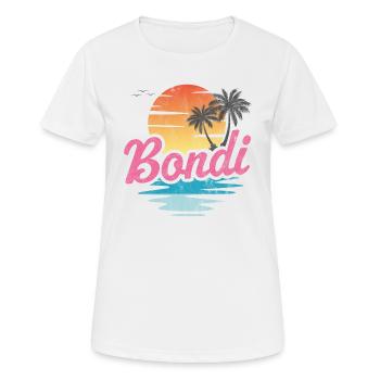 Bondi - T-shirt respirant Femme - blanc - Devant - AI Model Female 172 dark (172cm)