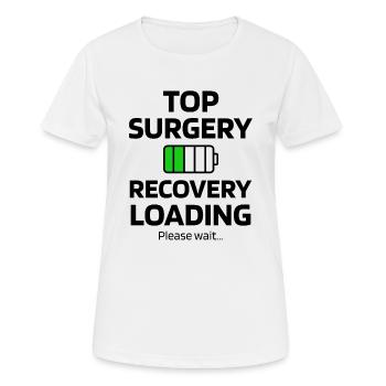 Mastectomy Transgender Breast Removal Gift - Women's Breathable T-Shirt - white - Front - AI Model Female 172 dark (172cm)