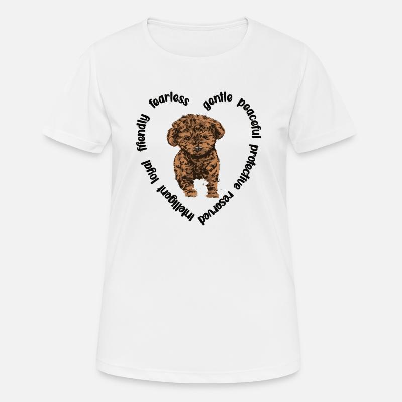 Cavapoo Dog Lover Cavoodle Mama Cavapoo Dog - Women's Breathable T-Shirt - white