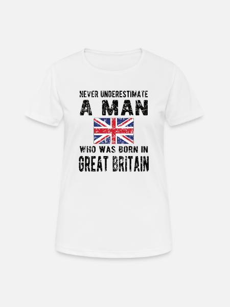 British Great Britain Origin British flag - Women's Breathable T-Shirt - white