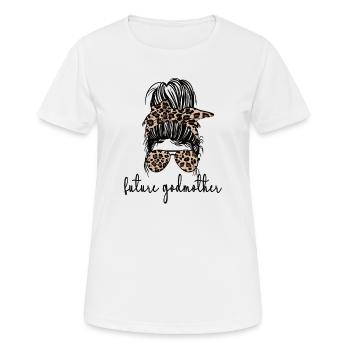 Marraine Future Marraine Cadeau Marraine Marraine - T-shirt respirant Femme - blanc - Devant - AI Model Female 172 dark (172cm)
