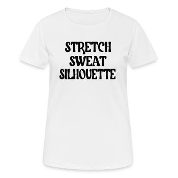 Danseuse de ballet ballerine danseuse de ballet - T-shirt respirant Femme - blanc - Devant - AI Model Female 172 dark (172cm)