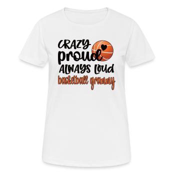 Grammy Oma Von Basketballspieler Basketball Grammy - Frauen T-Shirt atmungsaktiv - Weiß - Vorne - AI Model Female 172 dark (172cm)