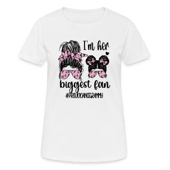 Proud Dance Grammy Grandma Par Dancer Dance Grammy - T-shirt respirant Femme - blanc - Devant - AI Model Female 172 dark (172cm)