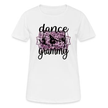 Proud Dance Grammy Grandma Par Dancer Dance Grammy - T-shirt respirant Femme - blanc - Devant - AI Model Female 172 dark (172cm)