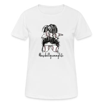 Grammy Oma Von Baseballspieler Baseball Grammy - Frauen T-Shirt atmungsaktiv - Weiß - Vorne - AI Model Female 172 dark (172cm)