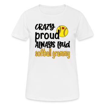 Grammy Oma Von Softballspieler Softball Grammy - Frauen T-Shirt atmungsaktiv - Weiß - Vorne - AI Model Female 172 dark (172cm)