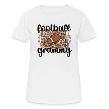 Football Grammy Grandma Of Football Player Grammy - Frauen T-Shirt atmungsaktiv - Weiß - Vorne - AI Model Female 172 dark (172cm)