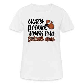 Football Meme Grandma Of Football Player Meme - Frauen T-Shirt atmungsaktiv - Weiß - Vorne - AI Model Female 172 dark (172cm)