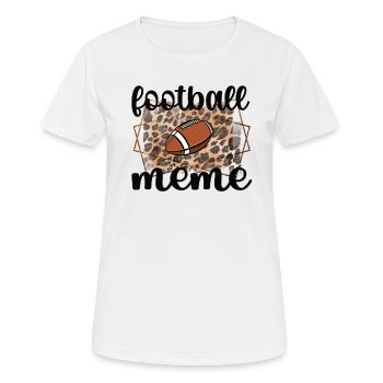 Football Meme Grandma Of Football Player Meme - Frauen T-Shirt atmungsaktiv - Weiß - Vorne - AI Model Female 172 dark (172cm)