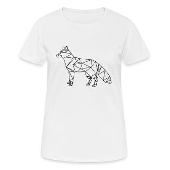 Renard - T-shirt respirant Femme - blanc - Devant - AI Model Female 172 dark (172cm)
