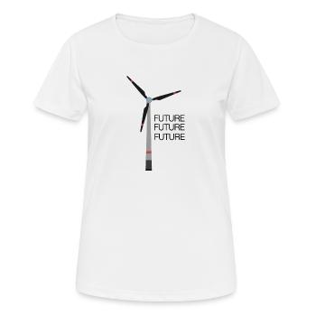 windmill - Women's Breathable T-Shirt - white - Front - AI Model Female 172 dark (172cm)