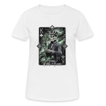 Éternel roi de trèfle - T-shirt respirant Femme - blanc - Devant - AI Model Female 172 dark (172cm)