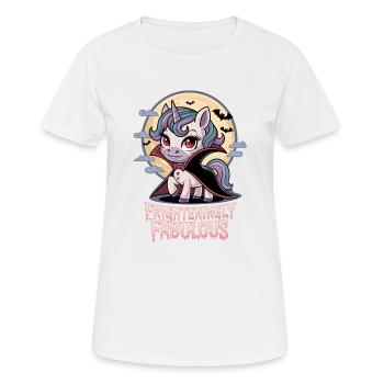 Frighteningly Fabulous - Women's Breathable T-Shirt - white - Front - AI Model Female 172 dark (172cm)
