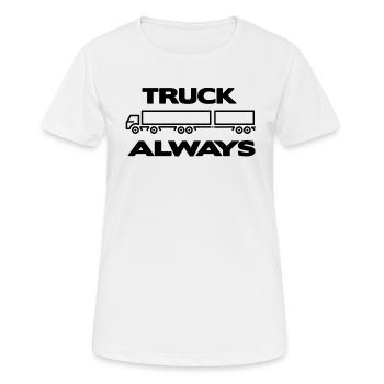Truck always black color - T-shirt respirant Femme - blanc - Devant - AI Model Female 172 dark (172cm)