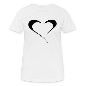 Heartily Shared - Women's Breathable T-Shirt - white - Front - AI Model Female 172 dark (172cm)