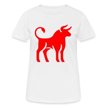 Feria Bayonne - Frauen T-Shirt atmungsaktiv - Weiß - Vorne - AI Model Female 172 dark (172cm)