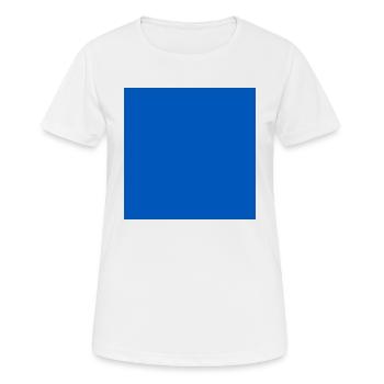 Blue - Women's Breathable T-Shirt - white - Front - AI Model Female 172 dark (172cm)