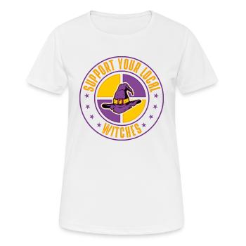 Sorcières - T-shirt respirant Femme - blanc - Devant - AI Model Female 172 dark (172cm)