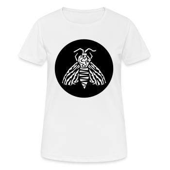 papillon de nuit - T-shirt respirant Femme - blanc - Devant - AI Model Female 172 dark (172cm)