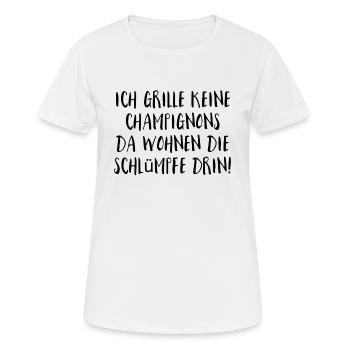 Coole Sprüche - Frauen T-Shirt atmungsaktiv - Weiß - Vorne - AI Model Female 172 dark (172cm)